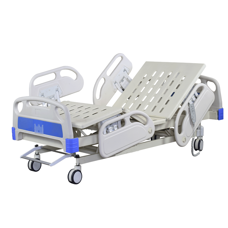 ABS Side Rail Murah Medical Portable 5 Fungsi ICU Electric Hospital Bed