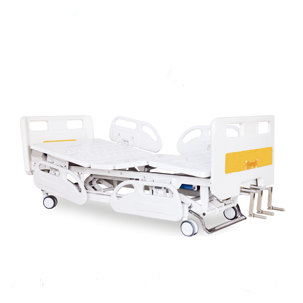 Peralatan Medis Tempat Tidur Rumah Sakit Elektrik Pasien ICU Multi Fungsi