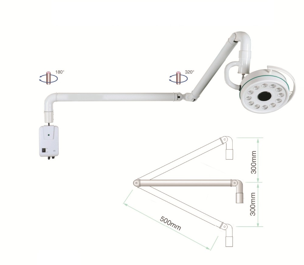 Movable Operating Room Theatre LED Surgical Lamp Examination Light for Pet Hospital Dental Clinic