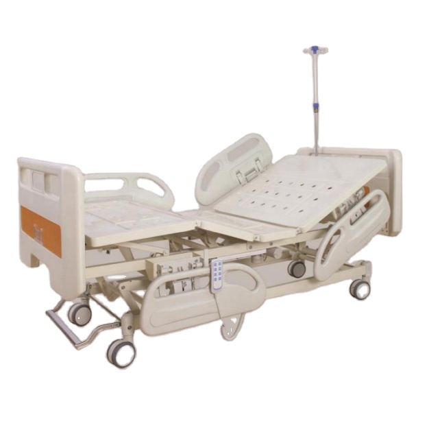 Cama de hospital Saikang Cómodo equipo de hospital médico Cama manual de cinco funciones