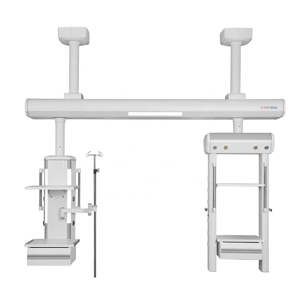 Flower Medical Professional จี้ทนทานในห้องผ่าตัดโรงพยาบาล ICU แบบติดเพดาน รุ่น PF-300