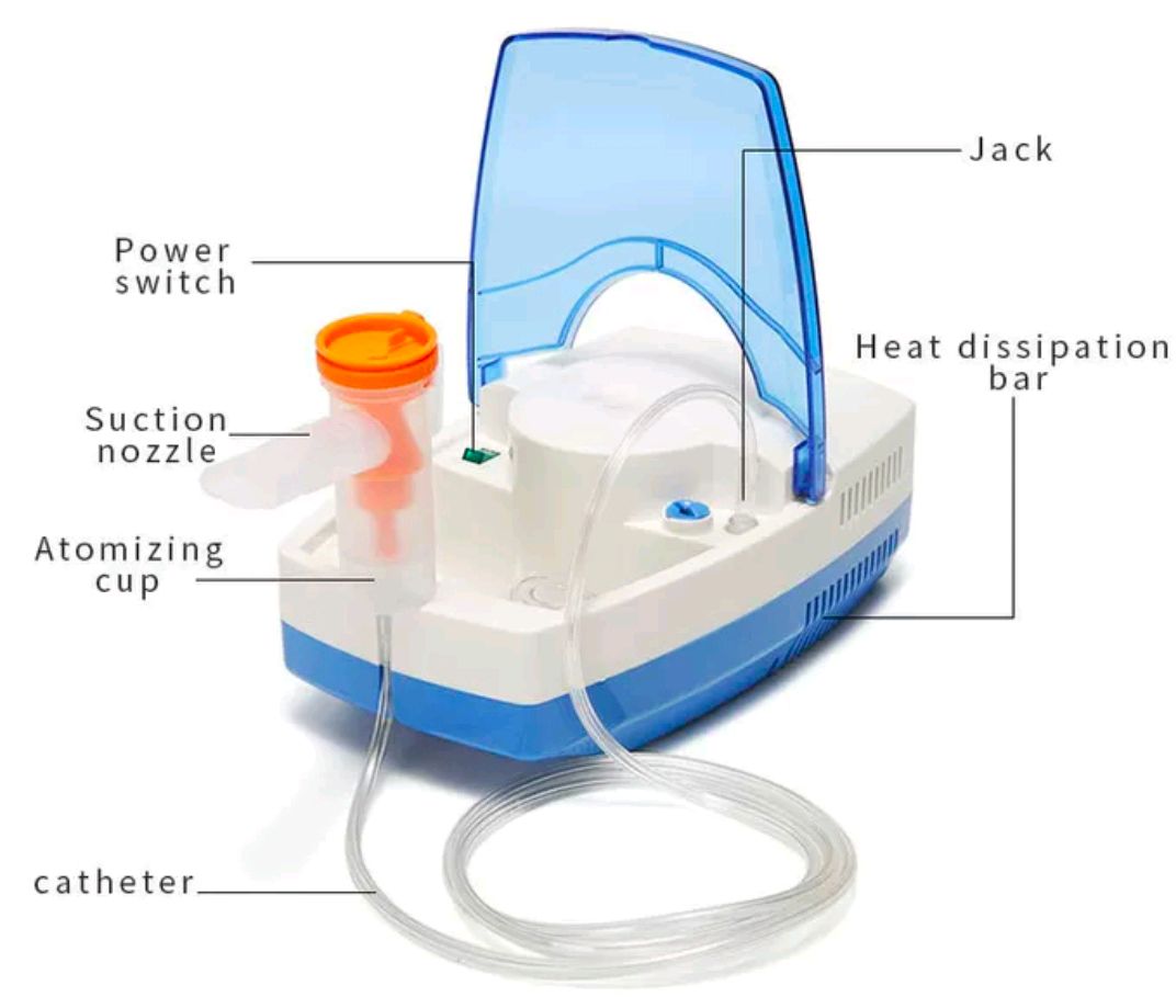 Kompresor nebulizer untuk medis untuk keluarga di rumah sakit rumah sakit nebulizer mini anak-anak