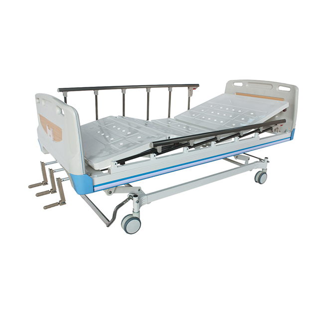 3 Cranks Hospital 3 Shaking Handles Tempat Tidur Pasien Manual 3 Cranks Hospital Bed Tempat Tidur Medis