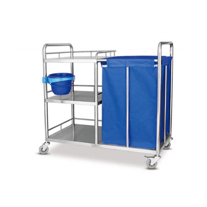 Keranjang obat rakitan stainless steel Keranjang Trolley Medis Carro medico