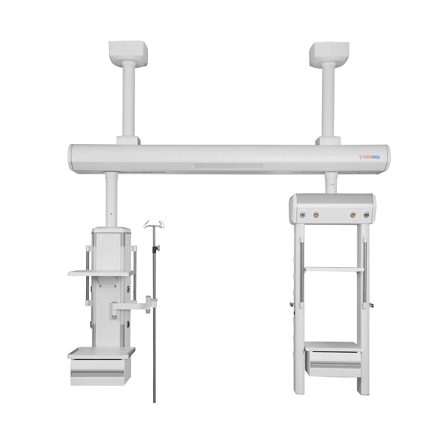 Factory OEM BRAND Medical Column Gas Equipment ICU առաստաղի կամուրջի կախազարդ հիվանդանոցային վիրաբուժական կախազարդում