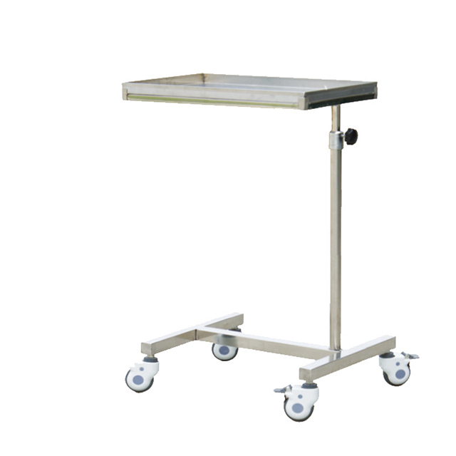 Mesa de Mayo de acero inoxidable para muebles de hospital