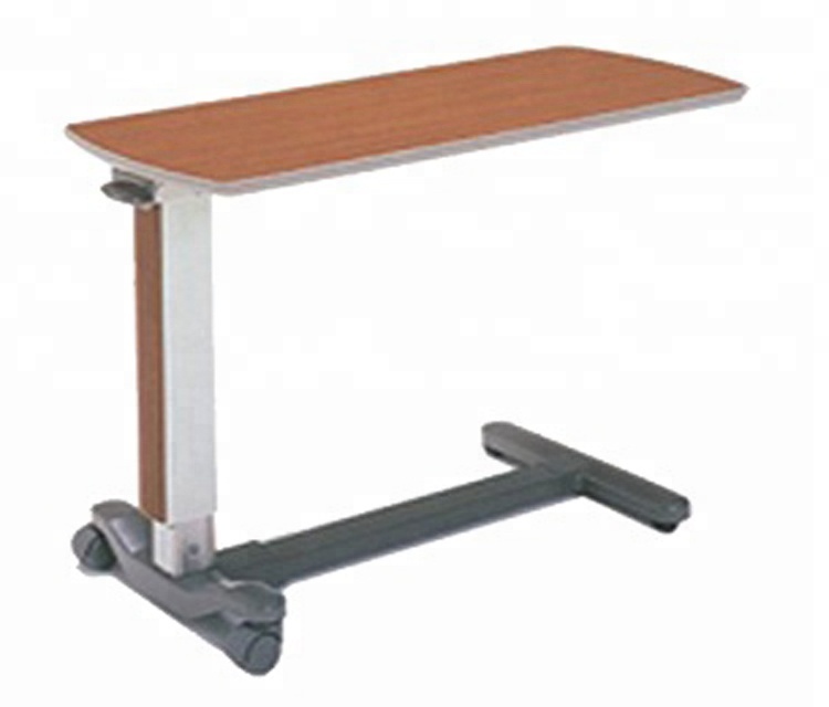 Mesa de comedor móvil para cama de Hospital, mesa de comedor lateral para cama, mesa de cama de hospital, mesa para portátil para cama FG-55, precio barato, gran cantidad