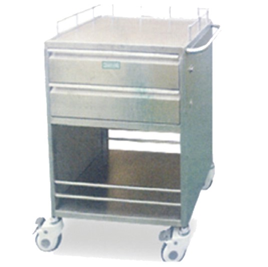 Stainless Steel Emergency Trolley Hospital Medicine Sending Cart/Trolley Medical Dressing Trolley With Drawers