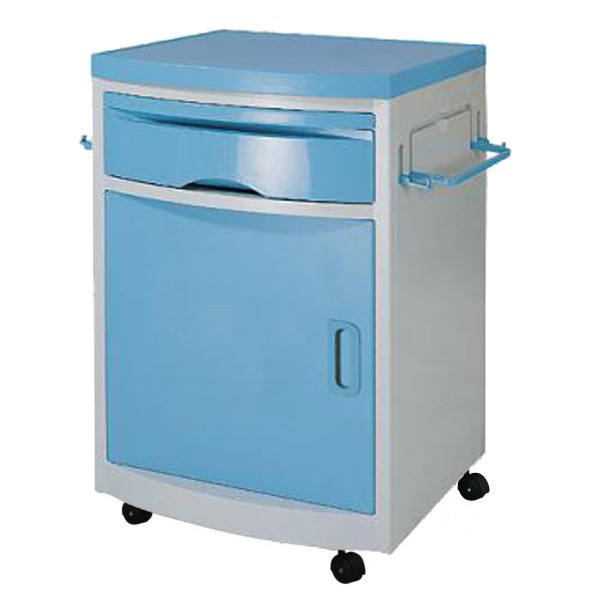 Mobilier medical Suport pat spital ABS dulap medical cu roti