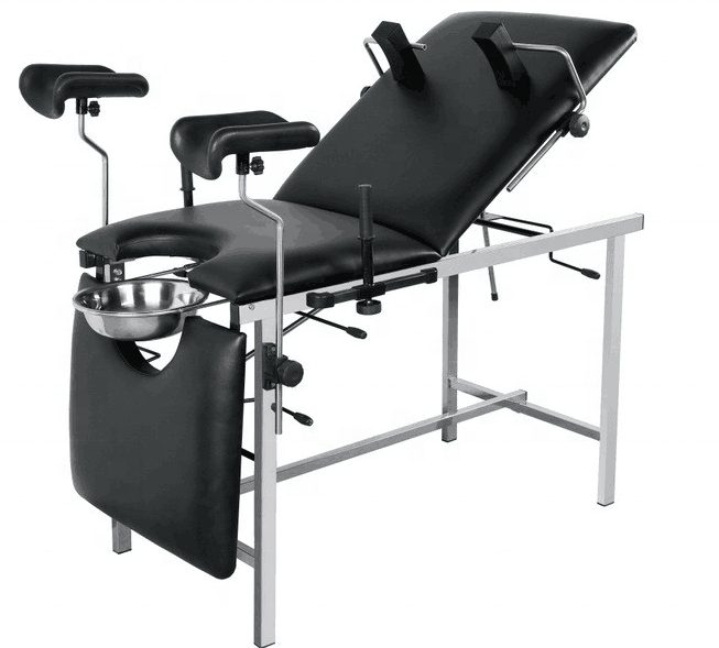 FB-44 Hospital Stainless Steel Delivery Beds Gynecological examination bed