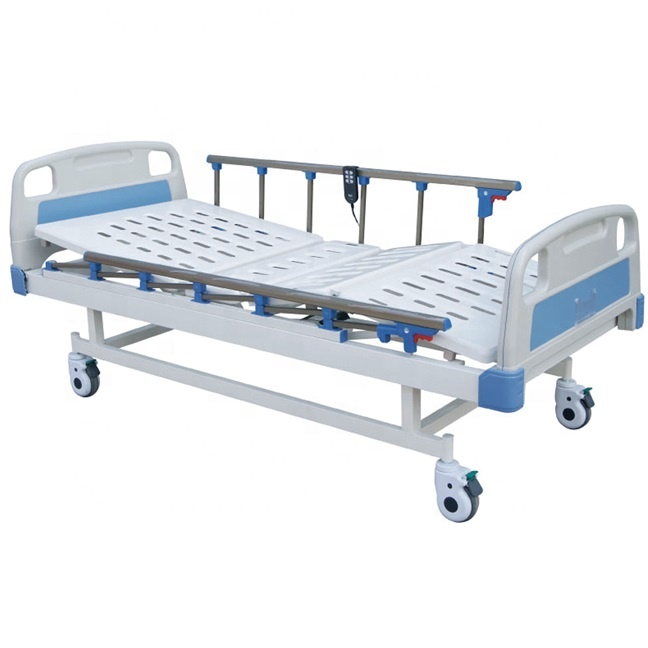 ICU Electric Bed with ABS hanging bed head -foot board nursing bed