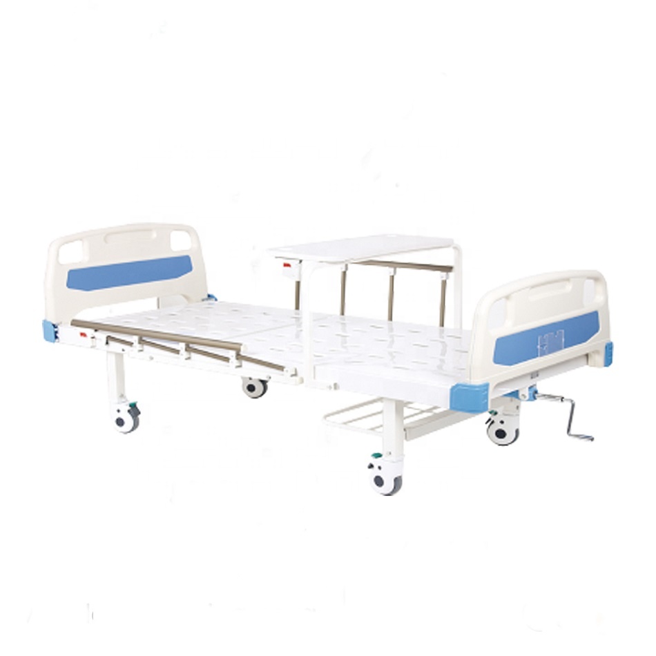 FB-23 1 cama de manivela con cabezal de cama ABS Para camas de enfermería de hospital manual