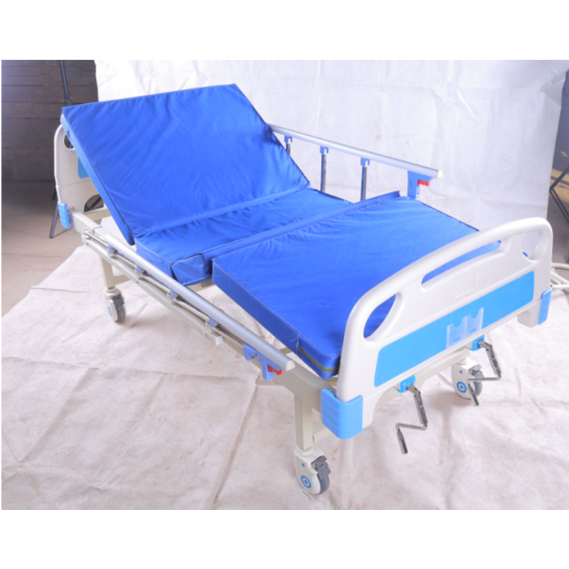 Grosir Murah Manual 2 Fungsi Nursing Bed 2 Crank Hospital Bed