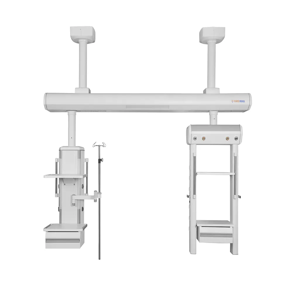 Colgante de puente de techo para UCI Colgante médico de gas manual