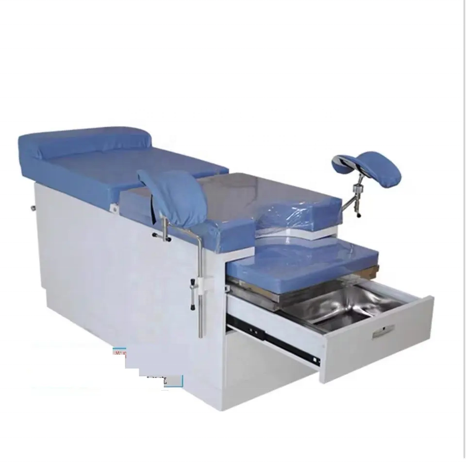 Multi-Function Gynecological Examination Table Delivery Bed with Drawers for Hospital