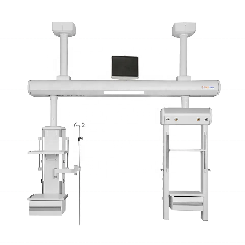 병원 외과 펜던트에 있는 OEM ICU 천장 교량 펀던트 의학 란 가스 장비