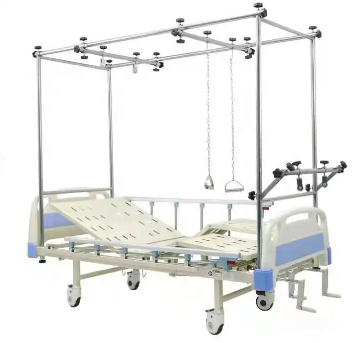 Cama ortopédica de hospital multifuncional de acero inoxidable Cama de tracción